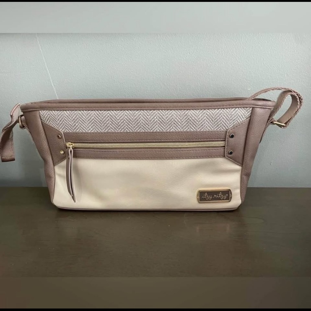 Women's Tan and Cream Bag